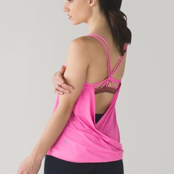 Lululemon Athletica Women’s Make A Move Tank, Paradise Pink, Yoga Tank size 6 - Picture 1 of 13